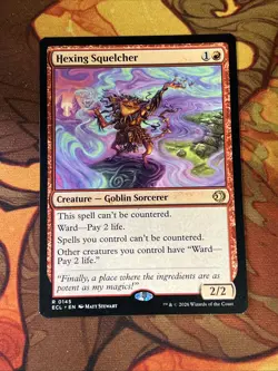 Hexing Squelcher X1 - Mint- Lorwyn Eclipsed MTG Magic The Gathering Card English - Image 1