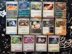 Play! Pokemon Stamp S&V Era Card Bundle - 14 Cards (All Holo/Reverse Holo) - Image 1