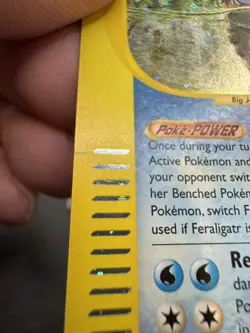 Feraligatr Holo Expedition Set Pokemon Card 12/165 WOTC MP - Image 4