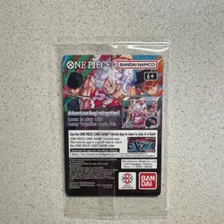 Bandai Namco One Piece CCG Monkey.D.Luffy P-055 US Voyage Promo Holo Card - Image 2