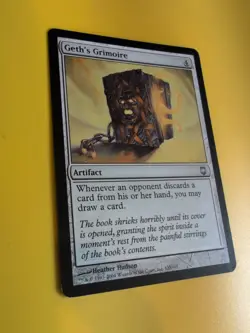 Geth's Grimoire. Artifact Magic the Gathering Card. - Image 5