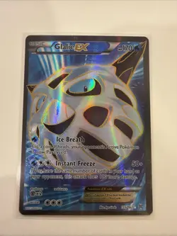 Pokemon TCG Glalie EX Holo Ultra Rare Card 155/162 And Glalie EX 34/162 Holo - Image 2