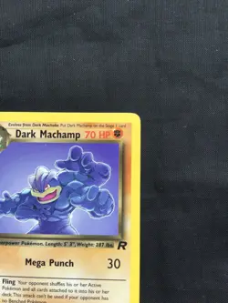 Pokemon Cards: Team Rocket 1st Edition Rare: Dark Machamp 27/82 - Image 3