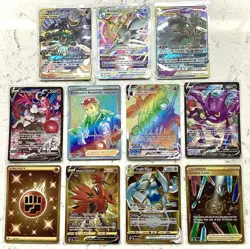 Pokemon 11 Cards: V & VMAX & GX & Tag Teams & Trainers: Good Condition NM/M/GM - Image 1