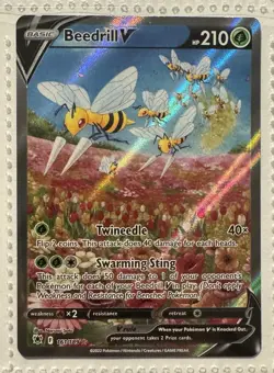 Pokemon Beedrill V Ultra Rare Full Art Holo Astral Radiance 161/189 210HP Card - Image 1
