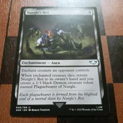 Mtg Nurgle's Rot Mint Warhammer 40,000 045/168 Magic Card - Image 1
