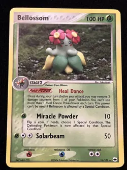Bellossom 16/101 Hidden Legends Rare Pokemon Card 2004 Non Holo - Image 1