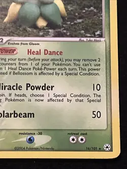 Bellossom 16/101 Hidden Legends Rare Pokemon Card 2004 Non Holo - Image 5
