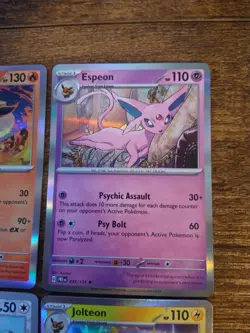 All Holo Eeveelutions 9 Card Lot - Pokemon Eevee Holos Umbreon Sylveon Glaceon - Image 4