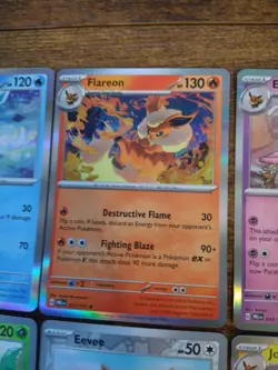 All Holo Eeveelutions 9 Card Lot - Pokemon Eevee Holos Umbreon Sylveon Glaceon - Image 5