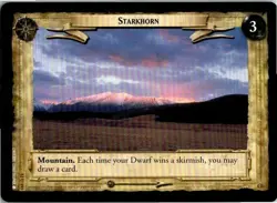Lord Of The Rings Black Rider TCG Card 12U193 Starkhorn - Image 1