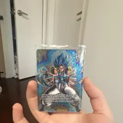 Bandai Dragon Ball Super Card Game Gogeta Energy Marker Gold Foil Card E-126 - Image 1