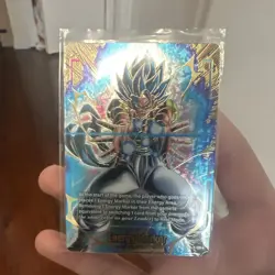Bandai Dragon Ball Super Card Game Gogeta Energy Marker Gold Foil Card E-126 - Image 3