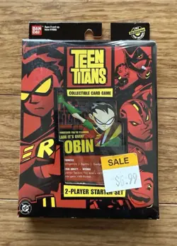 DC Teen Titans GO! Collectible Card Game Two-Player Starter Set 2005 NEW - Image 1