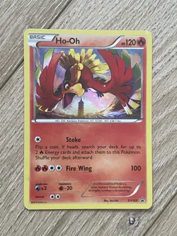 Ho-Oh Holo XY153 - Black Star Promo Pokemon Card LP - Image 1