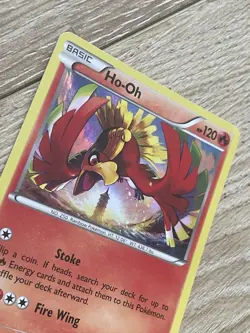 Ho-Oh Holo XY153 - Black Star Promo Pokemon Card LP - Image 2