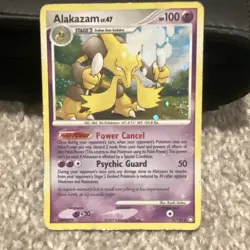 Pokemon Alakazam 100 HP Holo Rare Card 2/123 DP Mysterious Treasures Stage 2 - Image 1