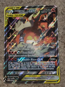 Reshiram & Charizard GX SM201 Jumbo Cards Holo - Image 1