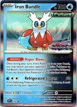 Iron Bundle - (Prerelease) 058 SV: Scarlet & Violet Promo Cards Promo Holo NM - Image 1