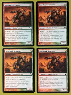 Scuzzback Scrapper x4 Shadowmoor 4x Playset Magic the Gathering MTG - Image 1