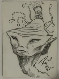 MTG Magic Karona’s Zealot FOIL Signed Sketched Artist Proof x1 A25 Pollack - Image 2