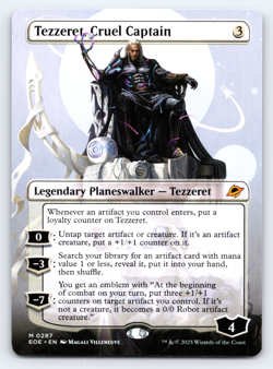 Tezzeret, Cruel Captain Borderless - Edge of Eternities MTG - Image 1