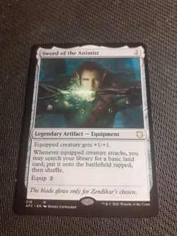 Sword of the Animist - Adventures In A Forgotten Realm Commander (MTG) - Image 1