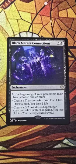 Black Market Connections Commander: the Lost Caverns of Ixalan Regular Tate MTG - Image 1