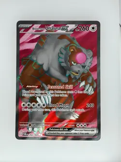 2024 Pokemon Twilight Masquerade Bloodmoon Ursaluna ex 202/167 NM - Image 1