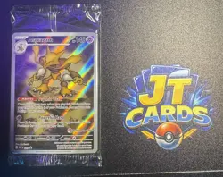 Pokemon TCG Mega Evolutions Alakazam 009 Pokemon Center Stamped Promo Sealed - Image 1