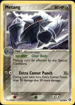 Metang 35/108 Uncommon EX Power Keepers Pokemon - Image 1