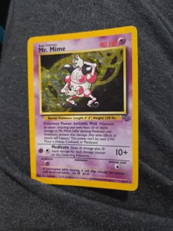 Mr. Mime Holo 6/64 Jungle RARE Pokemon - Image 1