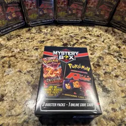 Pokemon Walmart Mystery Box 3 Booster Packs Chase Pack Seeded 1:10! SET OF 10! - Image 3
