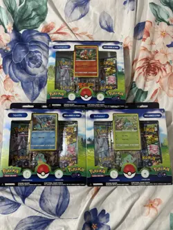 Pokemon GO Booster Promo Packs Charmander Squirtle Bulbasaur Pin Set Nintendo - Image 1