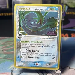 Pokemon TCG Rayquaza 16/110 EX Holon Phantoms Stamped Delta Species Reverse Holo - Image 1