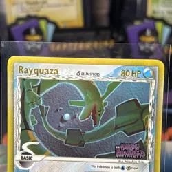 Pokemon TCG Rayquaza 16/110 EX Holon Phantoms Stamped Delta Species Reverse Holo - Image 5