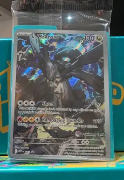 N's Zekrom 031 Ascended Heroes ETB Promo Pokemon Center Stamp - SEALED IN HAND - Image 1