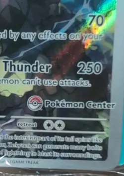 N's Zekrom 031 Ascended Heroes ETB Promo Pokemon Center Stamp - SEALED IN HAND - Image 2