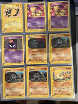 Wizards of the Coast Expedition Base Set Lot — Pokemon TCG, Mareep, Abra, Geodu… - Image 1