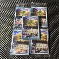 POKEMON SEALED TEAL MASK OGERPON 123 TWILIGHT MASQUERADE ETB PROMO PLAYSET x5 - Image 1
