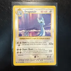 Pokemon TCG Dragonair 18/102 Rare Shadowless Edition Base Set LP - Image 1
