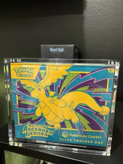 Pokemon Center Ascended Heroes ETB Pokemon TCG Brand New Sealed W/ Acrylic Case - Image 1