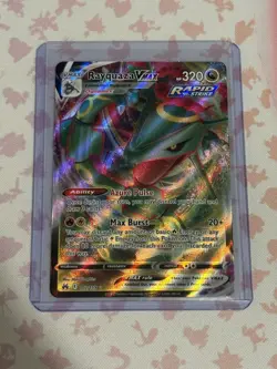 Rayquaza VMAX 101/159 Holo Rare VMAX Crown Zenith Pokemon NM - Image 1