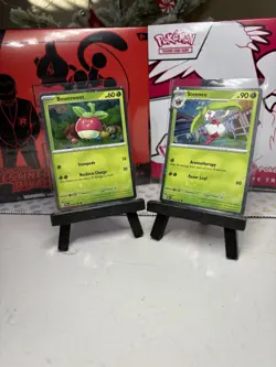 Bounsweet 016/197 + Steenee 017/197 Cosmos Holos Obsidian Flames Pokemon TCG NM - Image 1