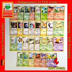 30x Pokemon Karten Vintage Sammlung gemischt div. Set TCG non Holo /W36 - Image 1