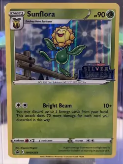 Pokemon TCG Sunflora SWSH Black Star Promos SWSH269 Holo Promo LP - Image 1