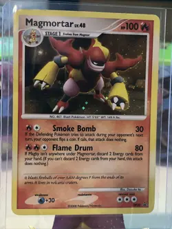 Pokemon TCG Magmortar DP Black Star Promotional DP20 Holo Promo 1st Edition MP - Image 1