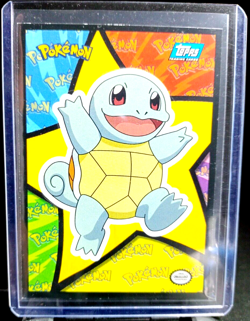 Nintendo Pokemon Topps Squirtle Sticker Movie Animation 1998 - Image 1