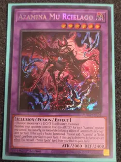 Yugioh! Azamina Mu Rcielago - MP25-EN104 - Prismatic Secret Rare - 1st Edition N - Image 1