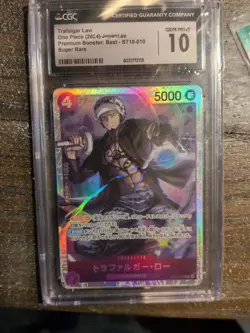 Trafalgar Law One Piece Japanese Premium Booster Best Super Rare - Image 2